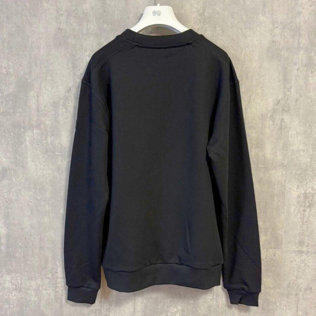 新品未使用☆MONCLER 3Dレタリング刺繡ロゴ セットアップ上下　XL　黒色