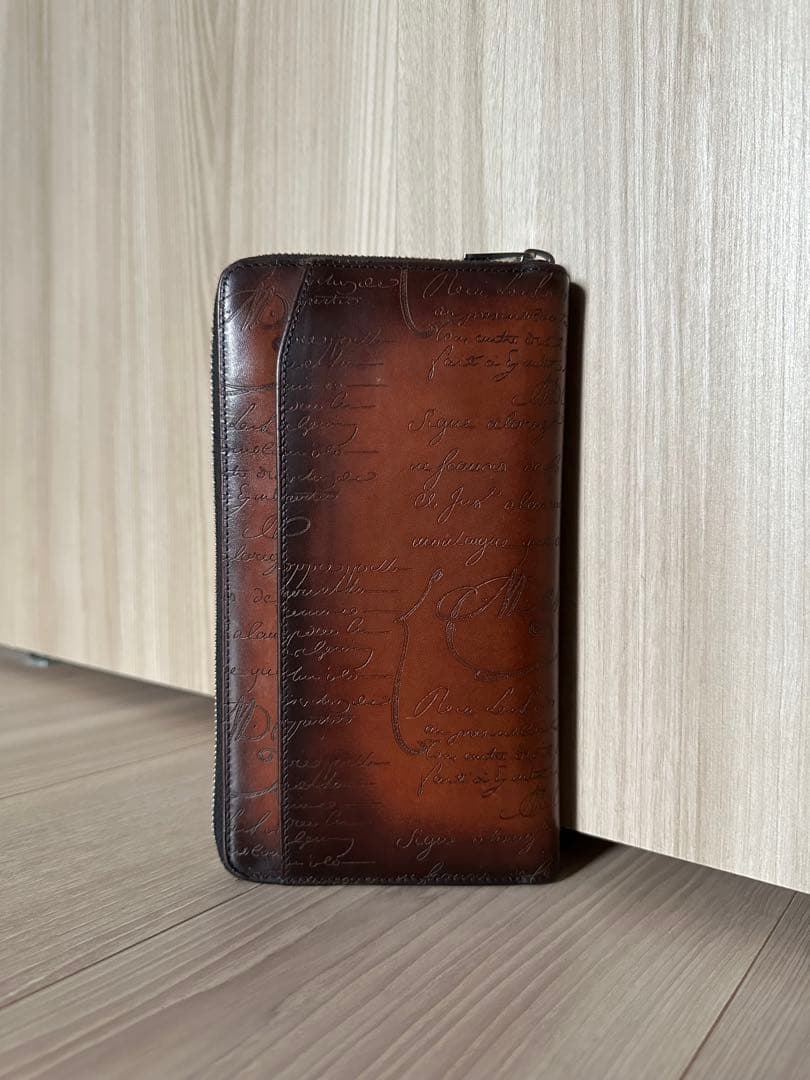 0*様 特注32万 ベルルッティ イタウバ レザー 財布 ミモザ スペシャルオー