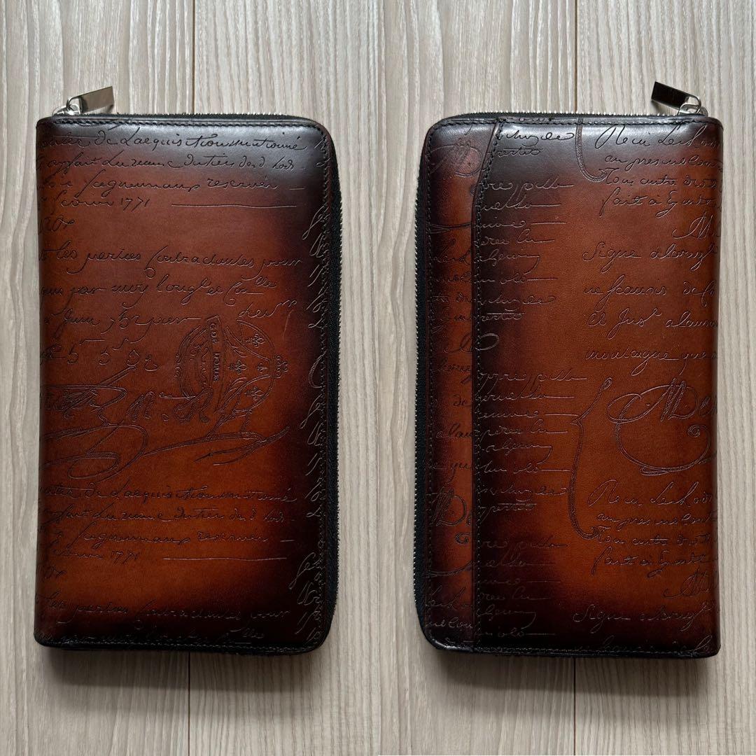 0*様 特注32万 ベルルッティ イタウバ レザー 財布 ミモザ スペシャルオー