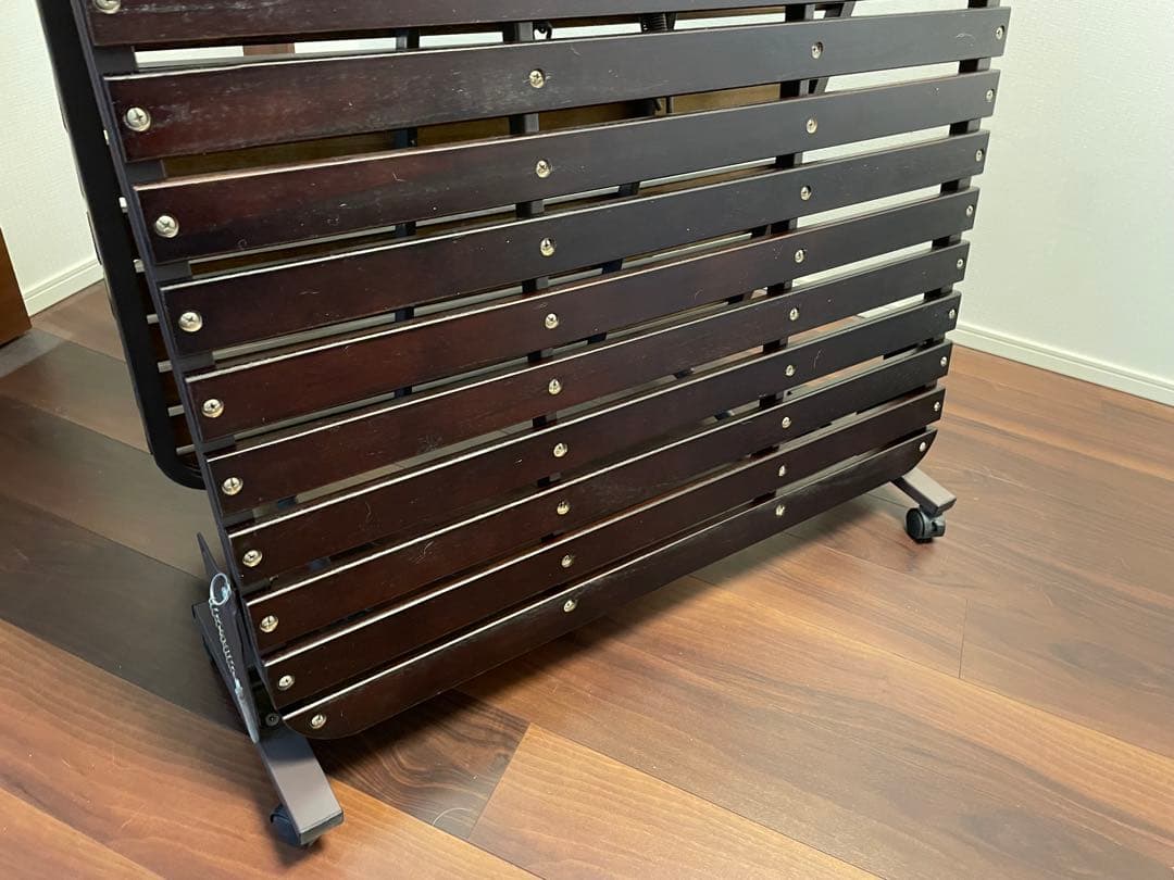 【送料込】折りたたみ桐スノコベッド BD30-77