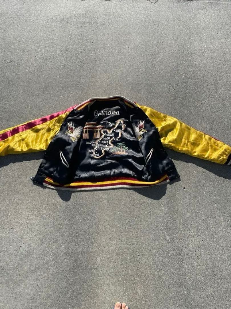 50s スカジャン okinawa speed zip