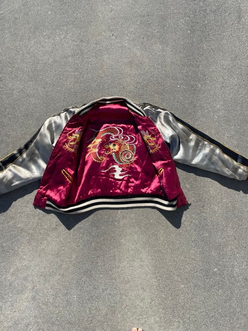 50s スカジャン okinawa speed zip