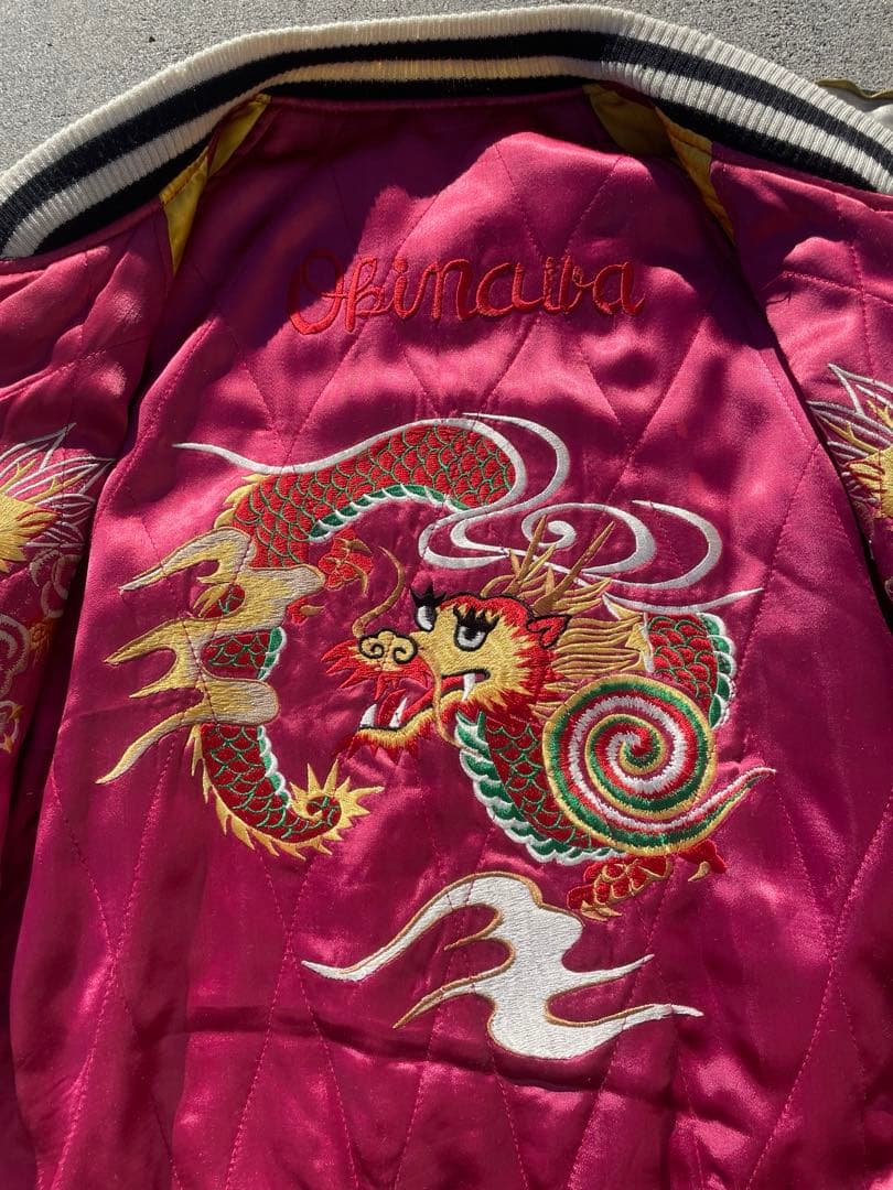 50s スカジャン okinawa speed zip