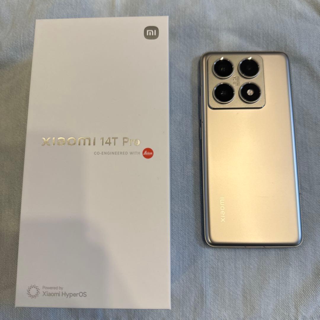 【美品】Xiaomi 14TPro 12G/256GB チタングレー