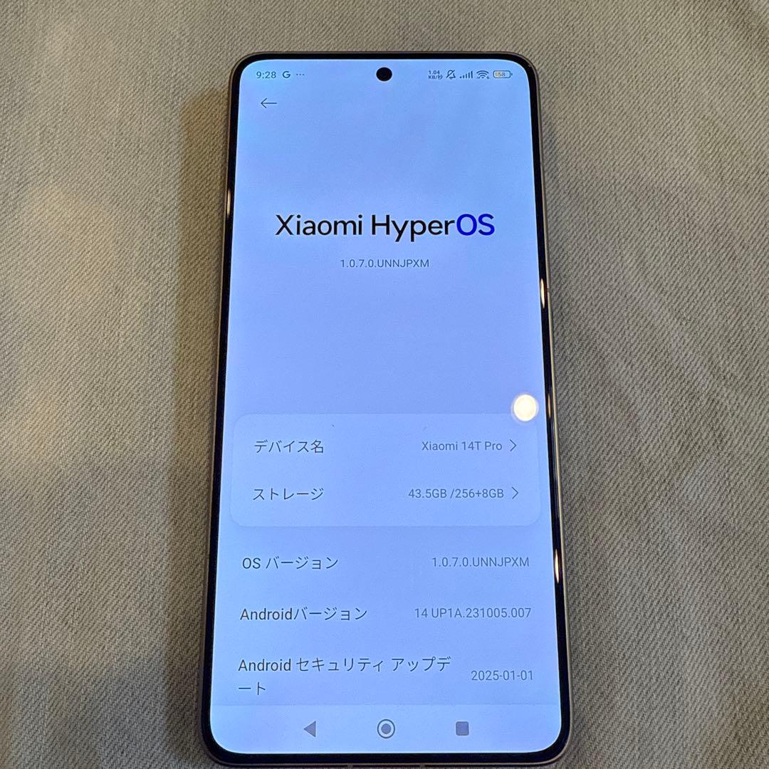【美品】Xiaomi 14TPro 12G/256GB チタングレー