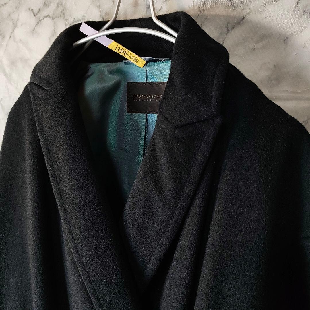 【TOMORROWLAND collection】アンゴラ100%ロングコート
