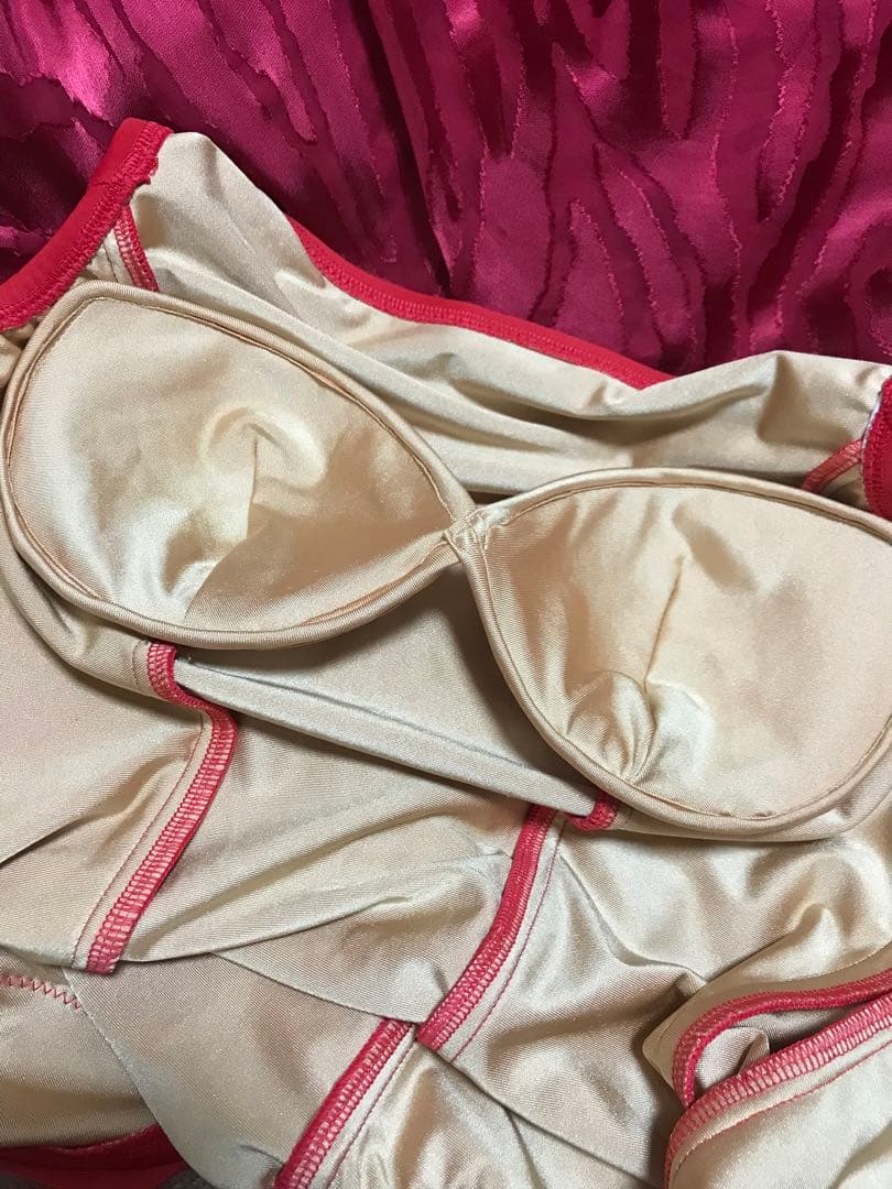 ゼブラ柄フレアスリーブダンスドレス　おまけつき