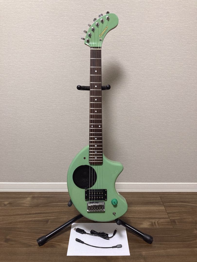 FERNANDES ZO-3 緑 グリーン USBアダプター付き 弦新品