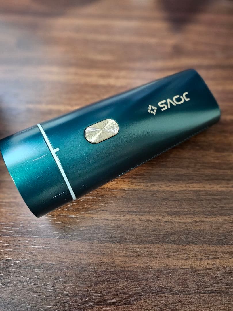 【美品】JOVS 脱毛器 エメラルドグリーン 本体と付属品