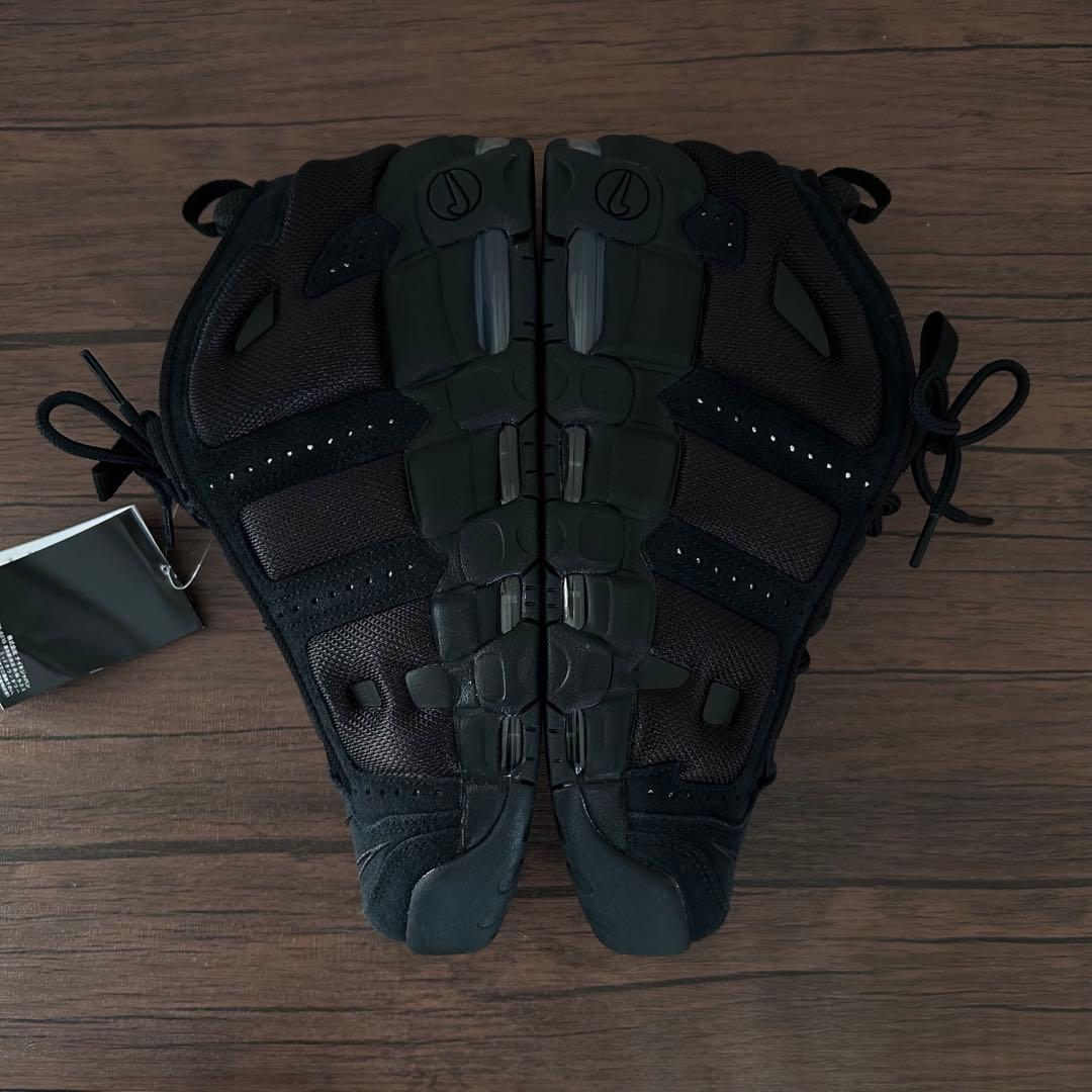 NIKE AIR MORE UPTEMPO LOW トリプルブラック　27cm