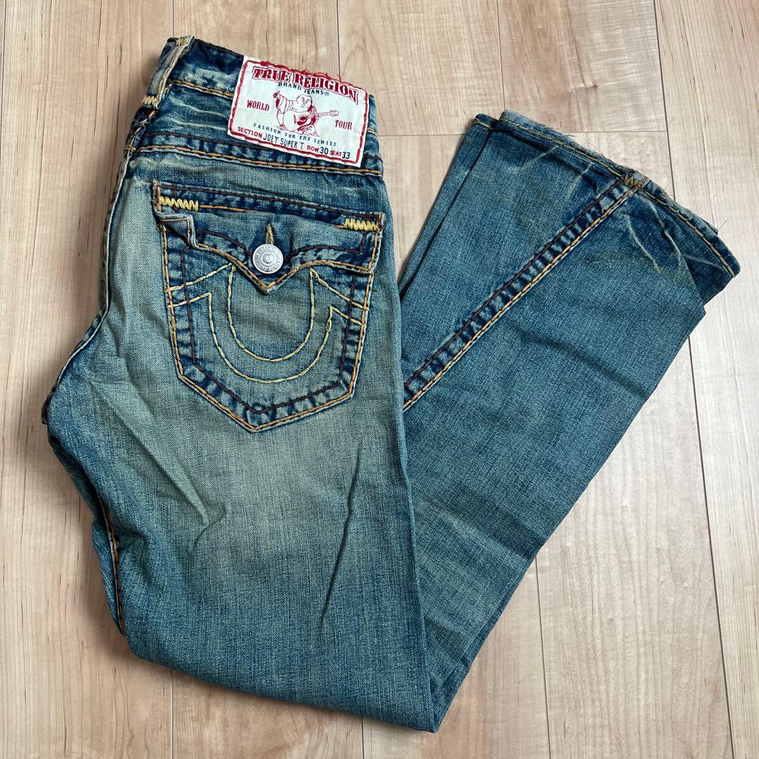 TRUERELIGION メンズ　デニムパンツ　ブーツカット　フレア
