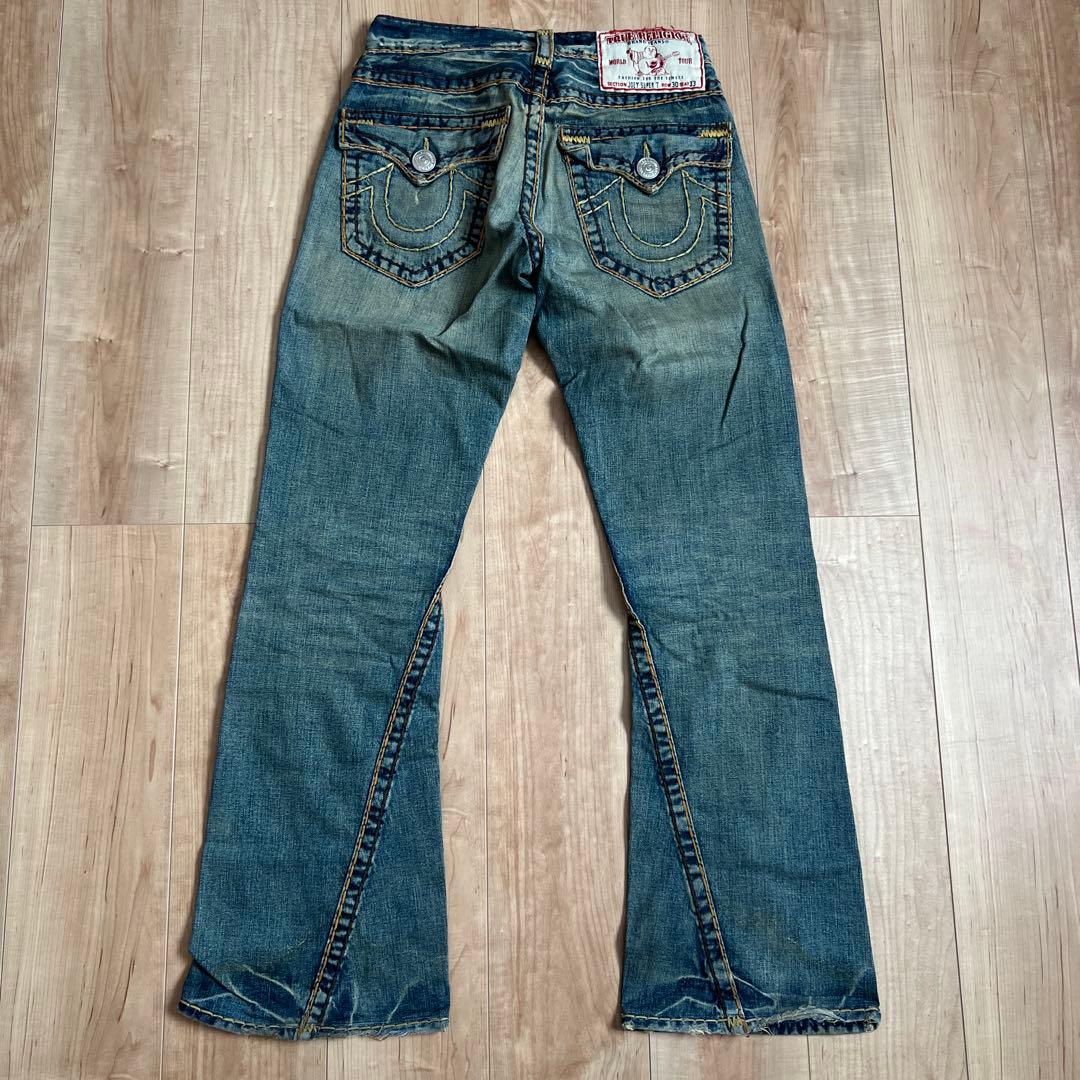 TRUERELIGION メンズ　デニムパンツ　ブーツカット　フレア
