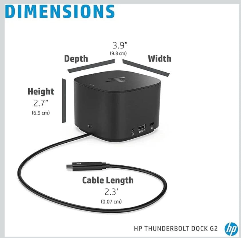 【美品】HP Thunderbolt Dock G2（120Wアダプター付）