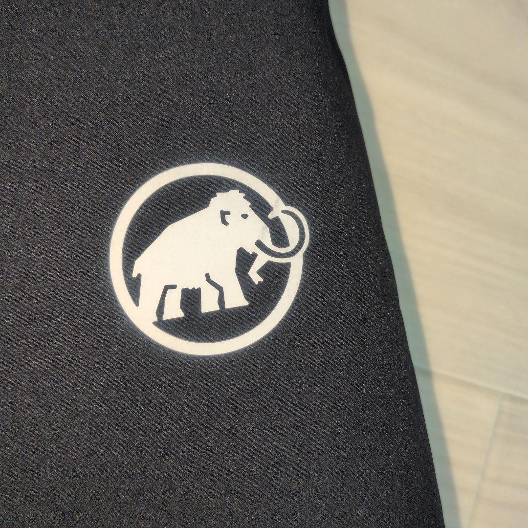 美品　MAMMUT　スノーパンツ 黒 マンモスロゴ メンズLサイズ