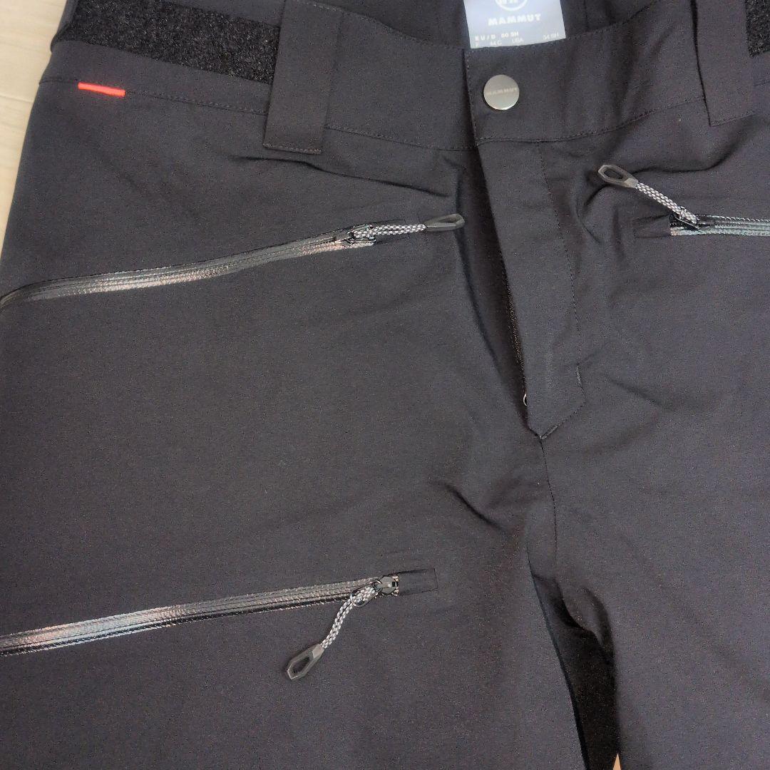 美品　MAMMUT　スノーパンツ 黒 マンモスロゴ メンズLサイズ