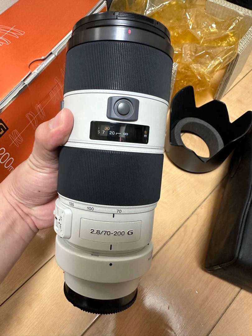 美品Sony sal 70-200mm F2.8 G SSM Aマウントレンズ