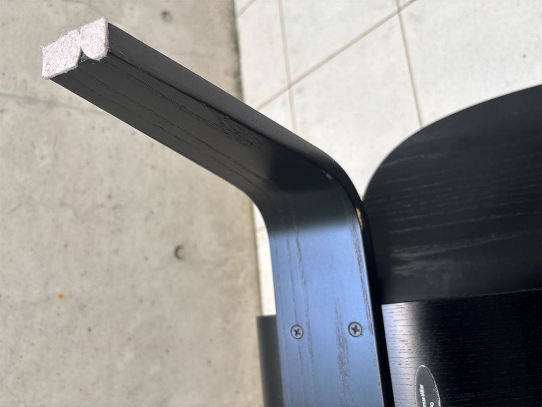 2004年製ハーマンミラー　プライウッドチェアLCW EN エボニー