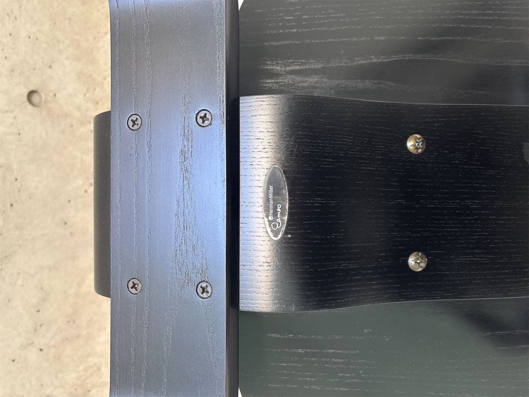 2004年製ハーマンミラー　プライウッドチェアLCW EN エボニー