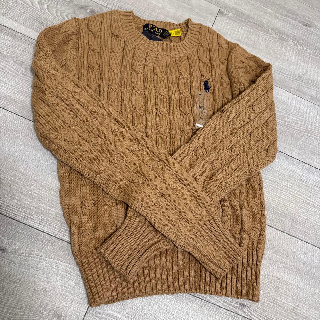❤︎2/8限定SALE❤︎ラルフローレンケーブルコットン クルーネック セーターL