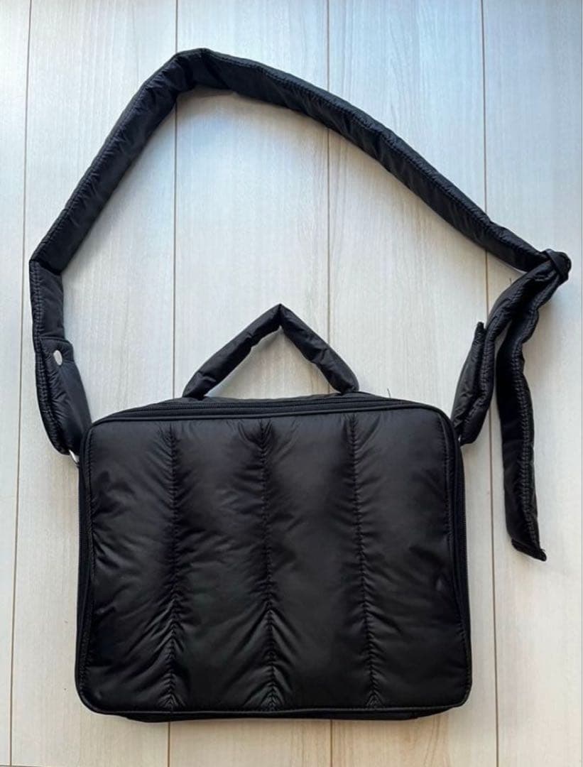 calin/ブラックパディングマザーズバッグ