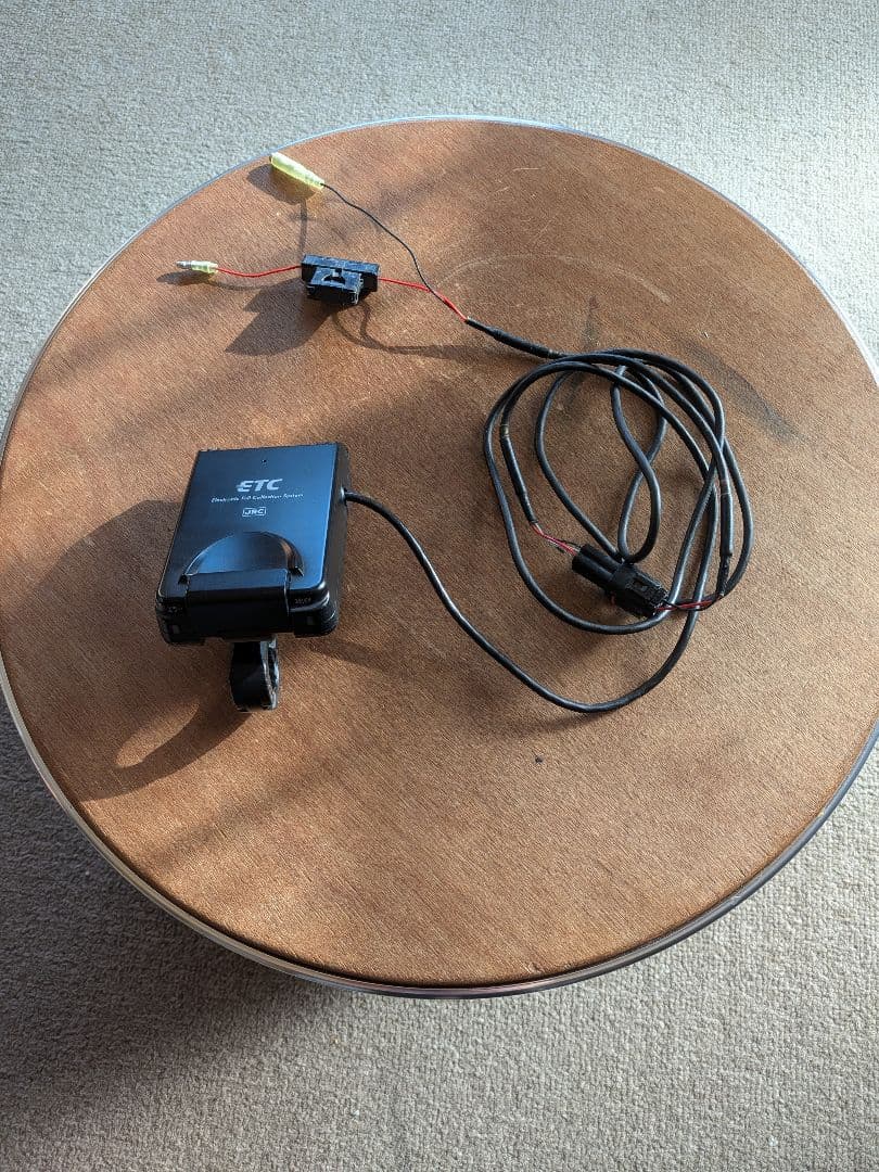 バイク用アンテナ一体型ETC　JRM12