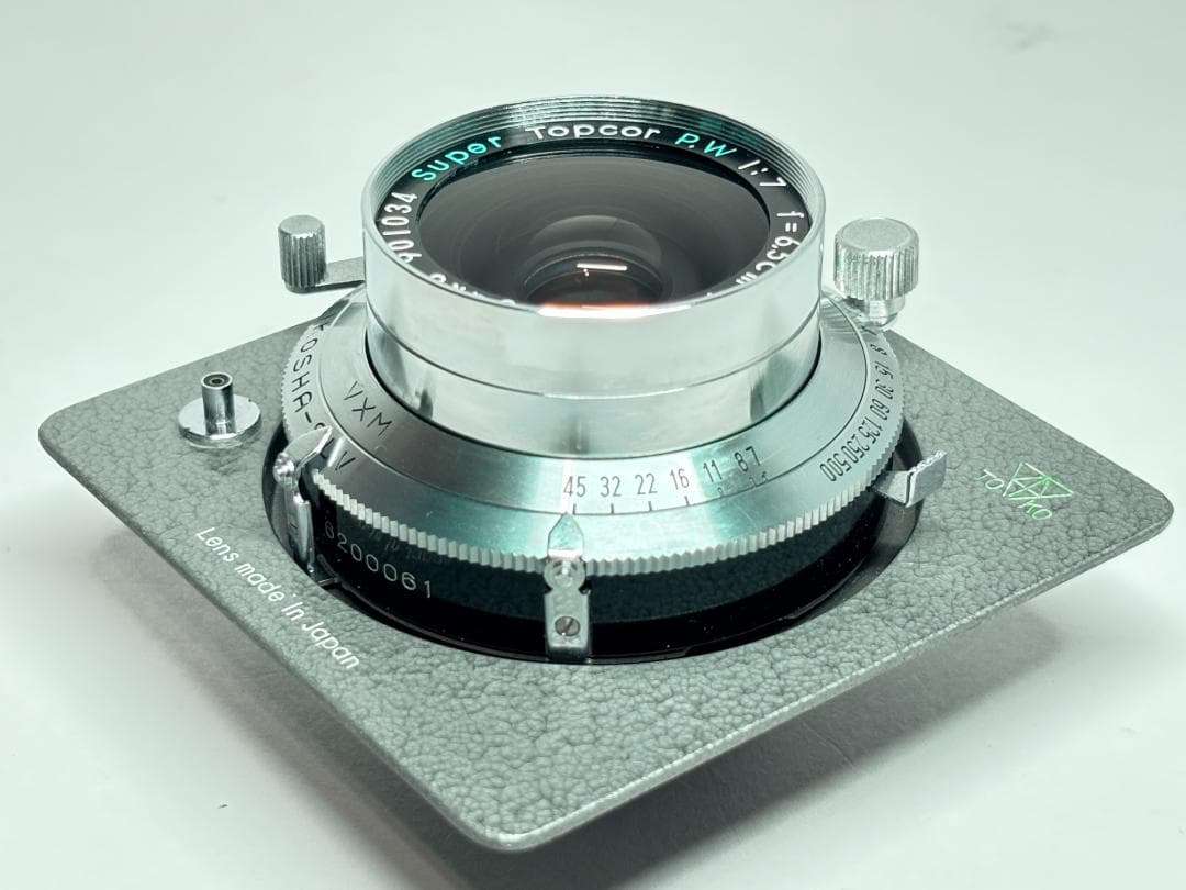 ケース付き TOPCOR Super Topcor P.W 65mm F7