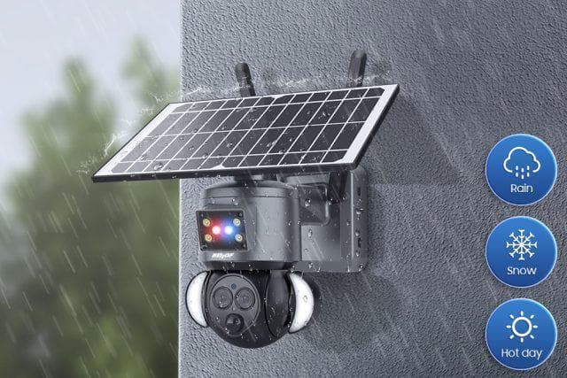 電源不要（60906）防犯ソーラーバッテリーセキュリティカメラ BDSC-12X