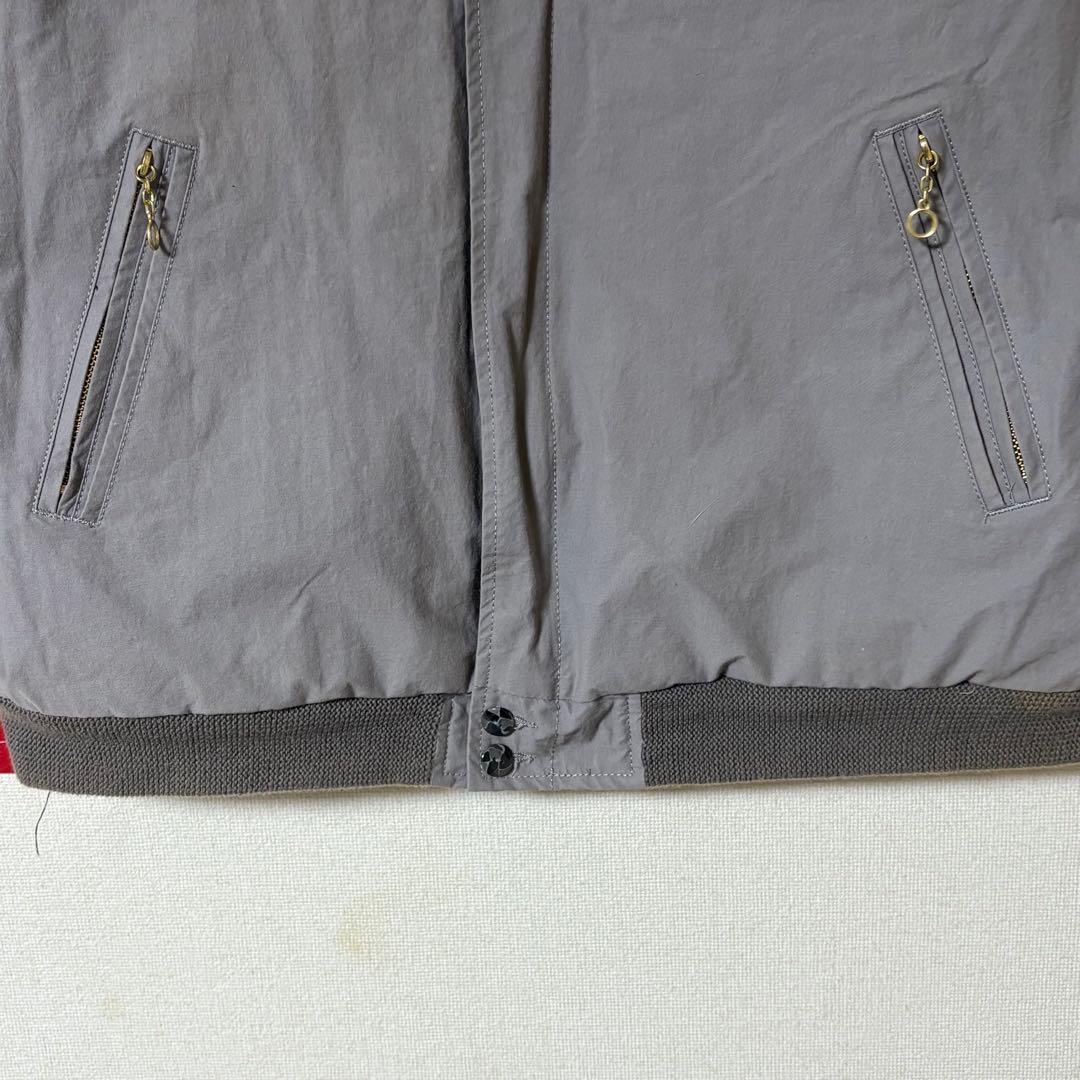 TOWN CRAFT ダービージャケット グレー サイズL 裏地ペイズリー 古着