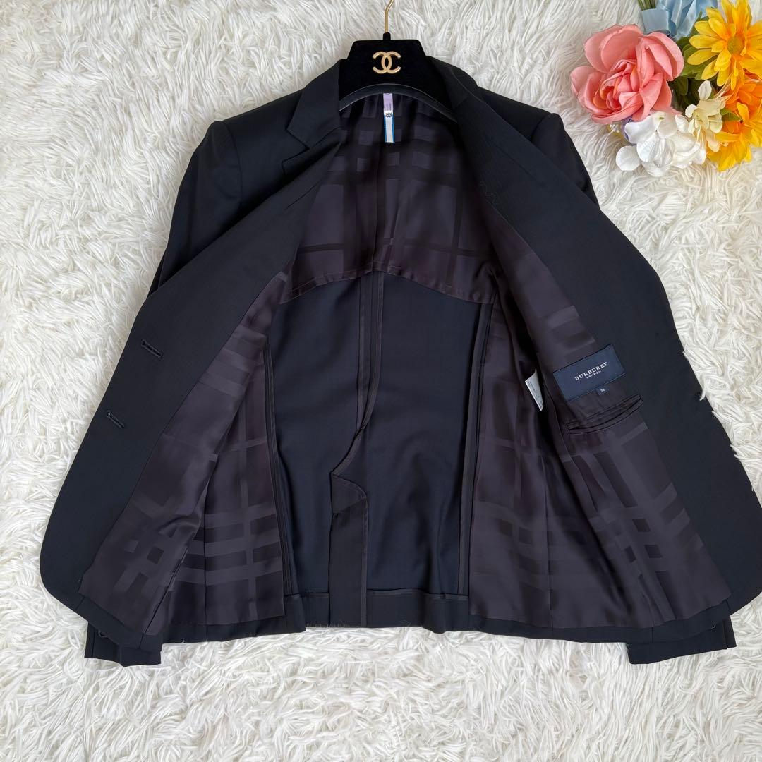 正規品　美品　バーバリーロンドン　セットアップ　ジャケット　パンツ　ストライプ