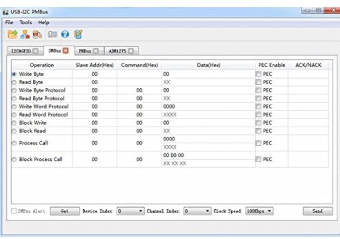 Ginkgo USB to i2C / SPIアダプタサポート