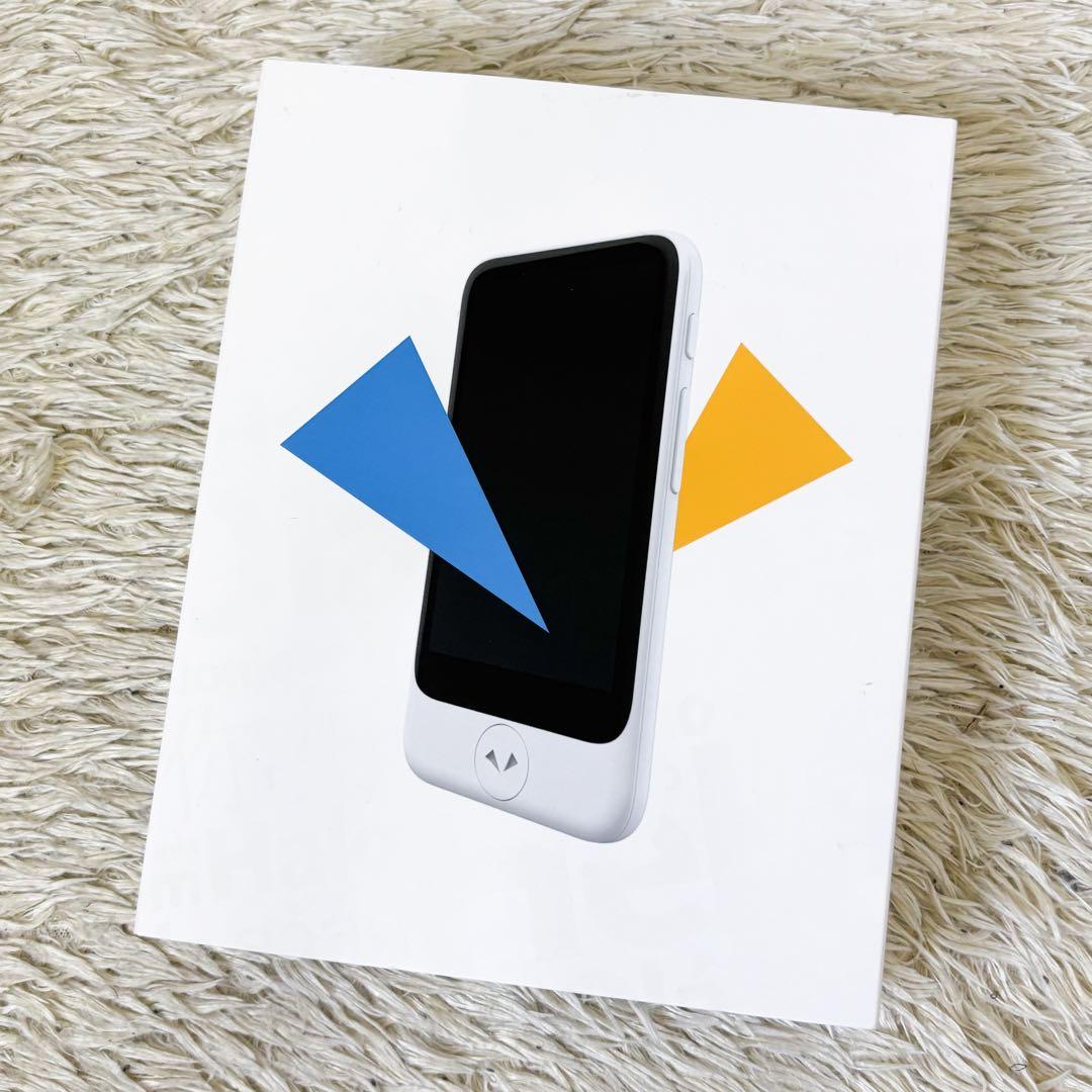 【未使用級】POCKETALK S2 Plus 翻訳機 PTS2P-W ホワイト