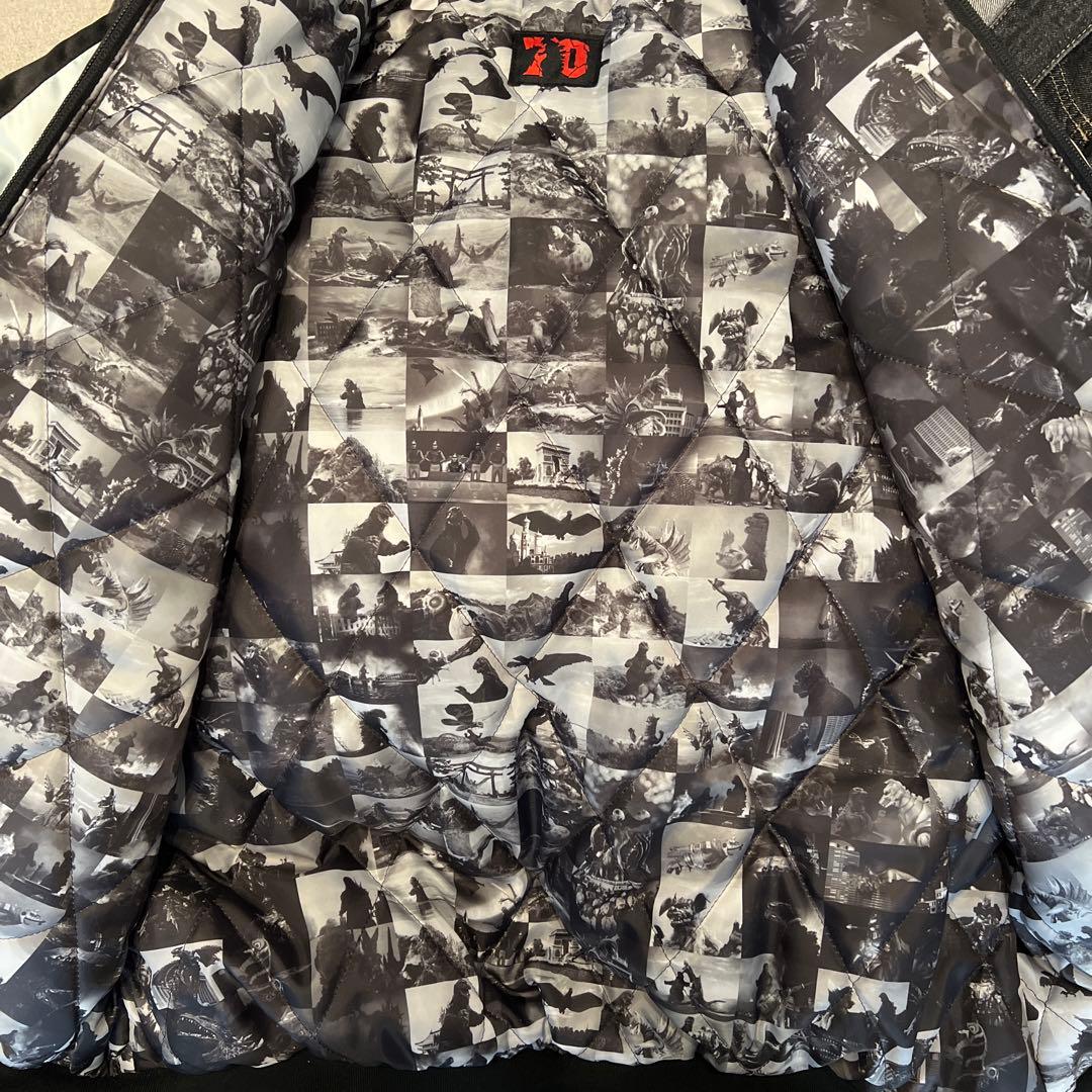 breeze 蓄光刺繍リバーシブル　スカジャン ゴジラ-1.0 Lサイズ