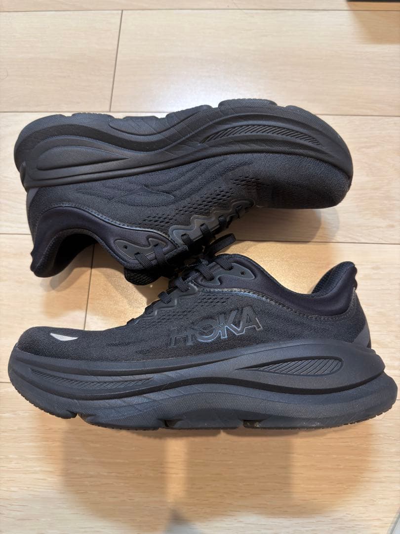 HOKA BONDI9 wide ワイド ブラック 27.5cm