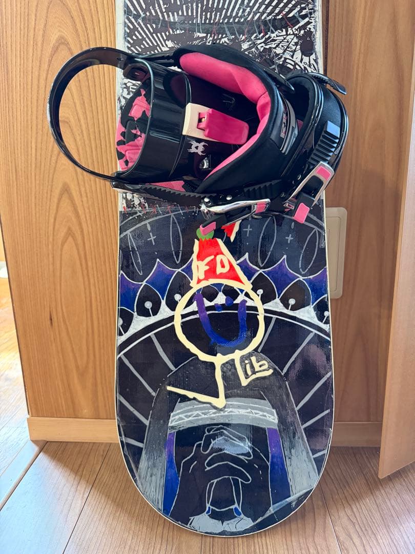 Lib Tech スノーボード 138cm ビンディング付きセット　ロッカー