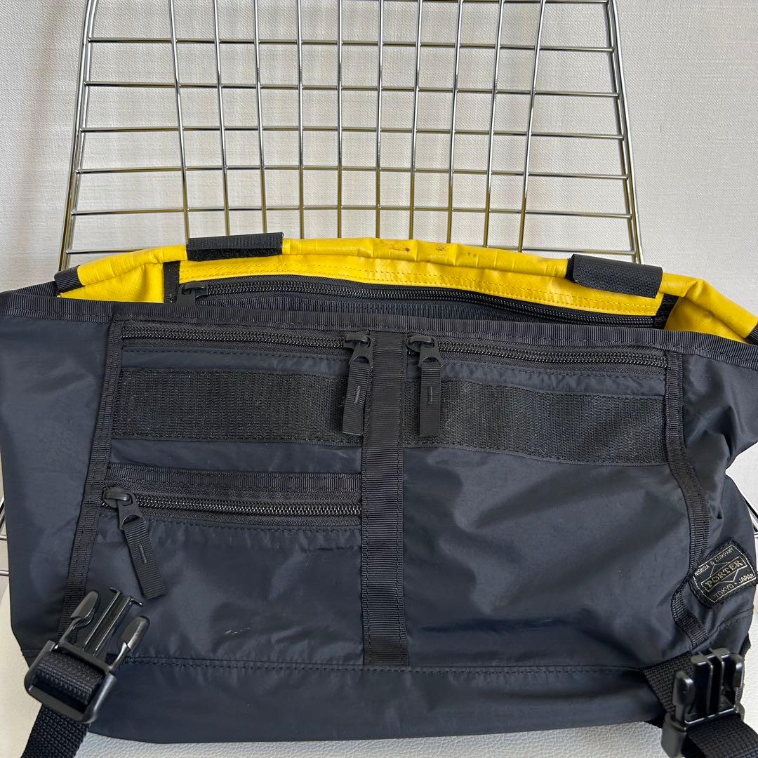 STUSSY×PORTER コラボ メッセンジャーバッグ ネイビー 限定 希少