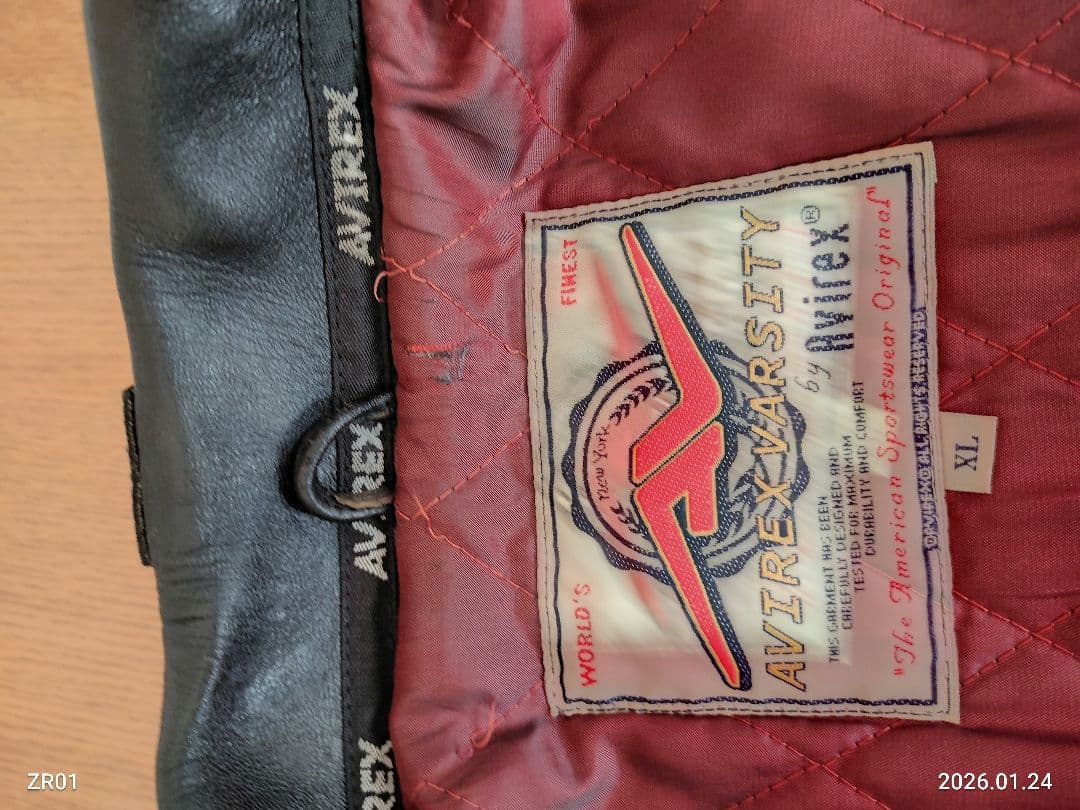 AVIREX varcityレザージャケット◆XL◆アヴィレックス◆大きいサイズ