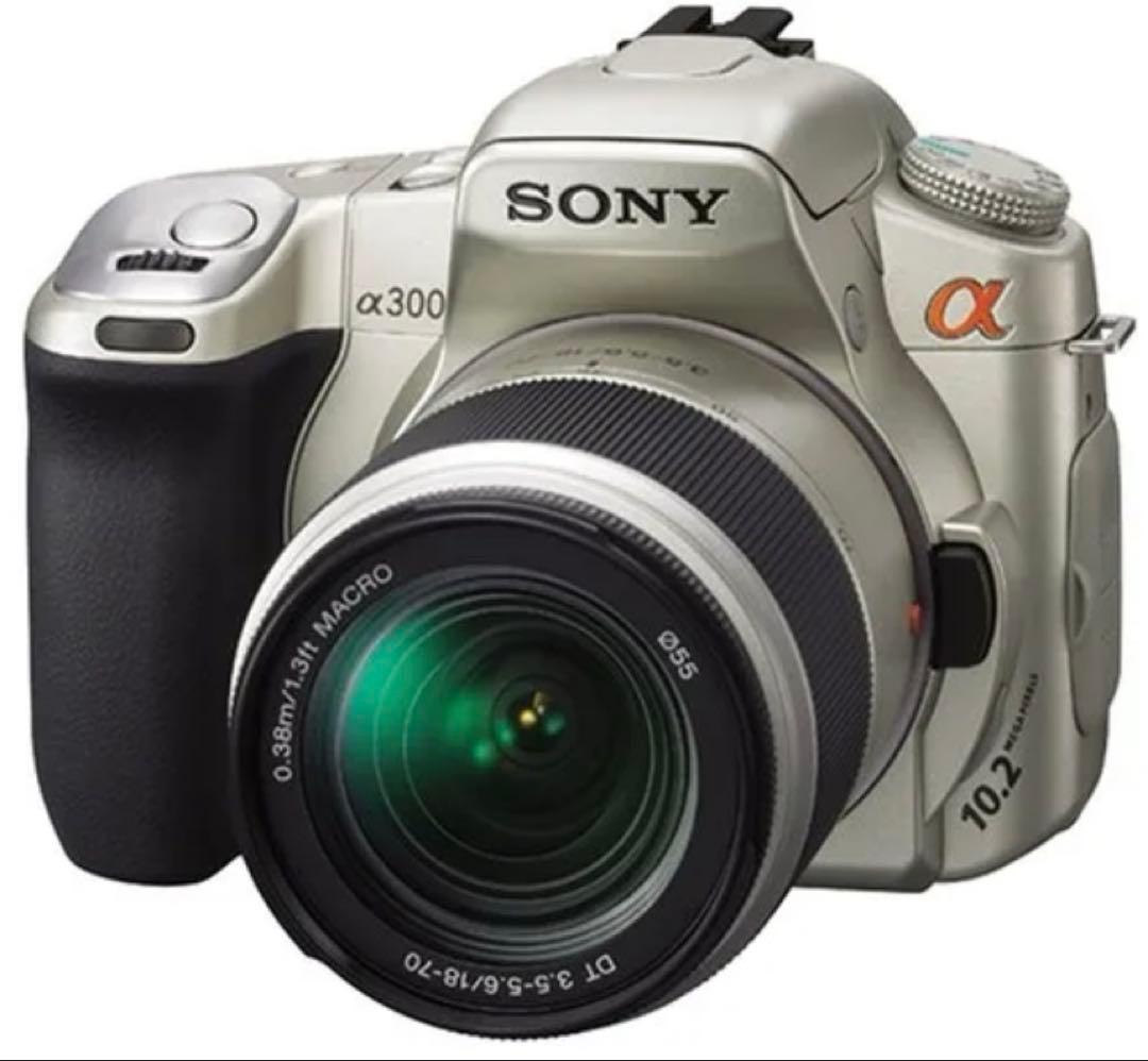 SONY α300 デジタル一眼レフカメラ 18-70mmレンズ付き　ケース付き
