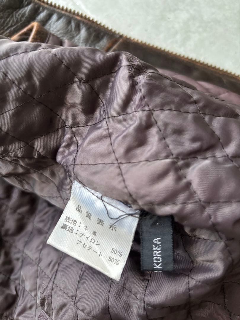 ハーレーダビッドソン　シングルライダースジャケット　Lサイズ　雰囲気◎