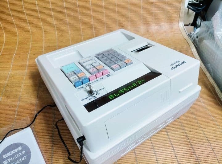 美品シャープレジスター　XE-A147　PC連携　355147