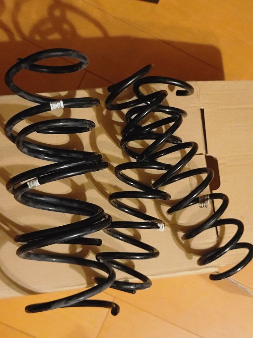 サスペンションスプリング 6本セット ブラック