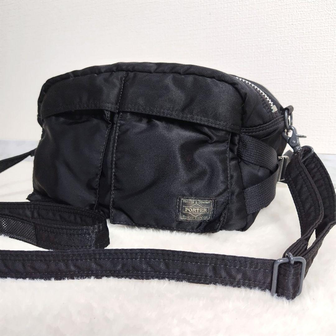 ✨極美品✨PORTER　TANKER　ウエストバック　ショルダーバッグ 黒