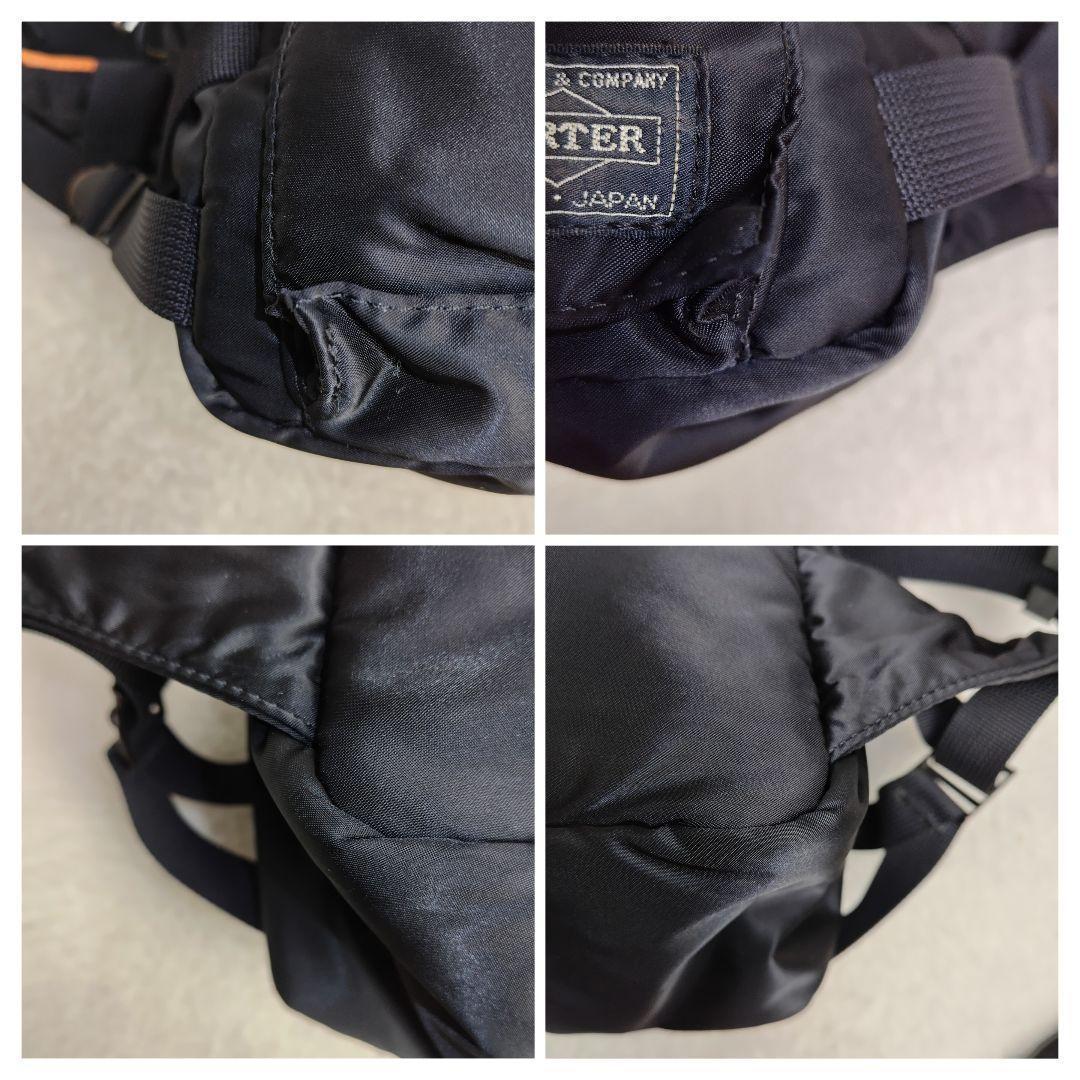 ✨極美品✨PORTER　TANKER　ウエストバック　ショルダーバッグ 黒