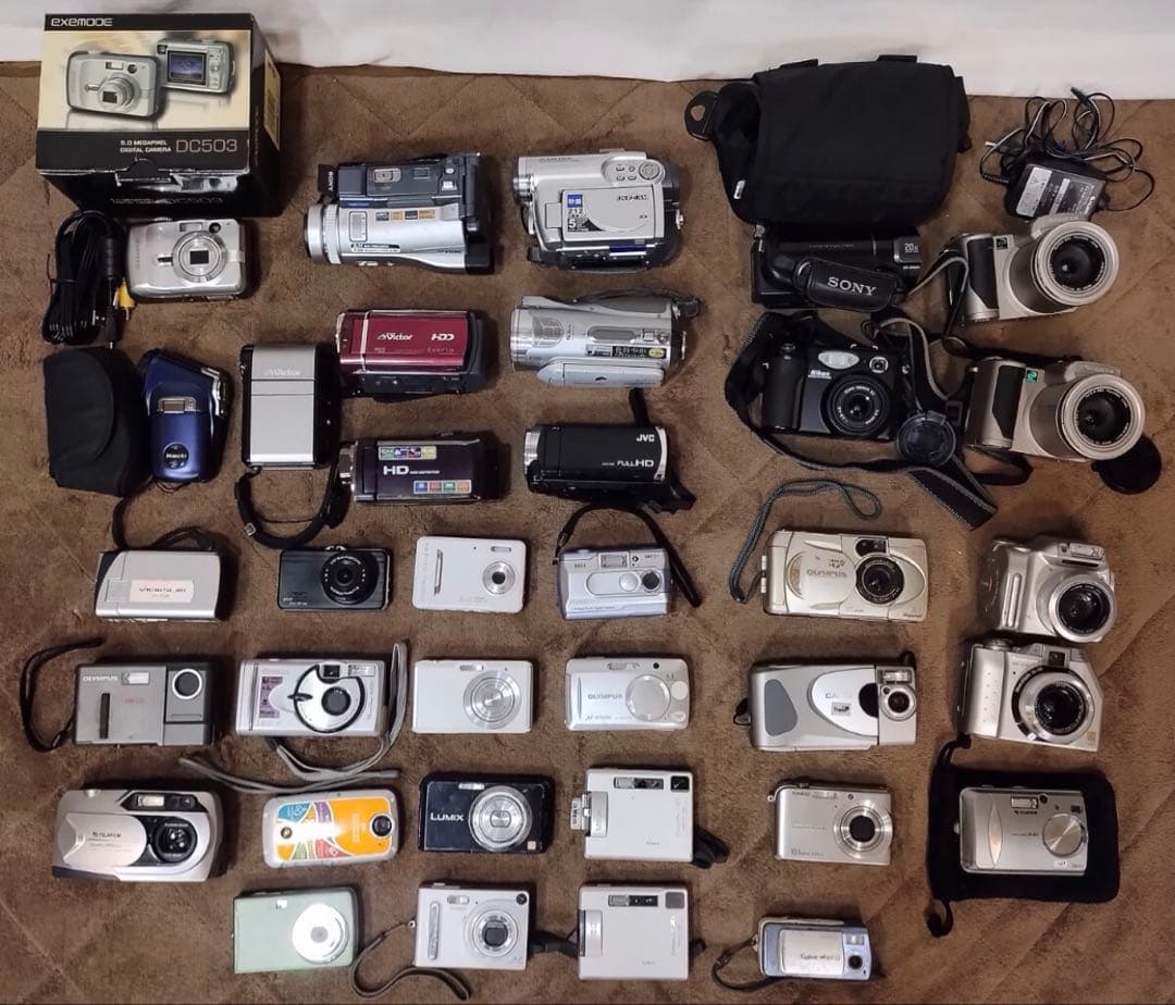 デジタルカメラ ビデオカメラ 大量 まとめ セット コンパクト コンデジ35台