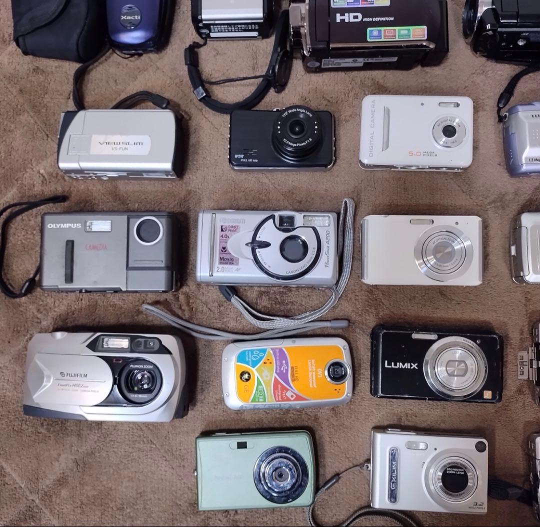 デジタルカメラ ビデオカメラ 大量 まとめ セット コンパクト コンデジ35台