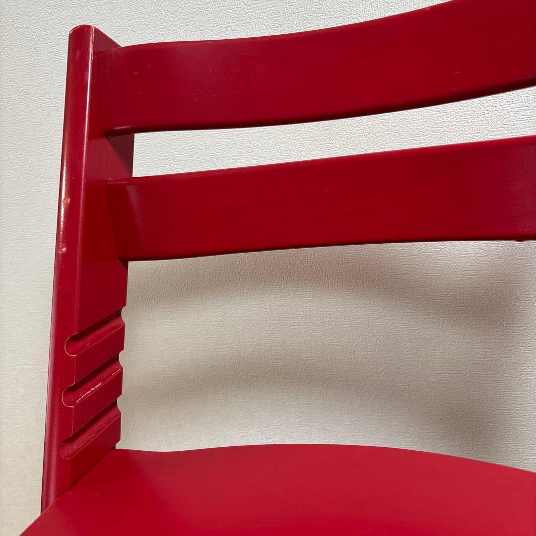 組み立て不要　北欧　stokke ストッケ トリップトラップ　　シリアル4 赤