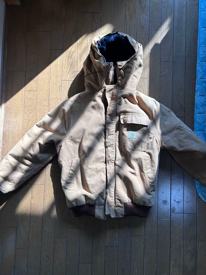 80s Carhartt ショートシベリアンパーカー ジップ破損