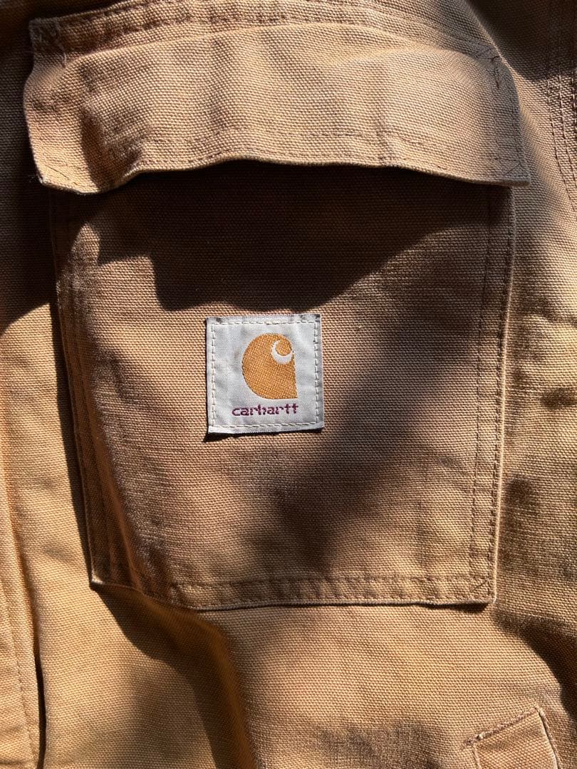 80s Carhartt ショートシベリアンパーカー ジップ破損
