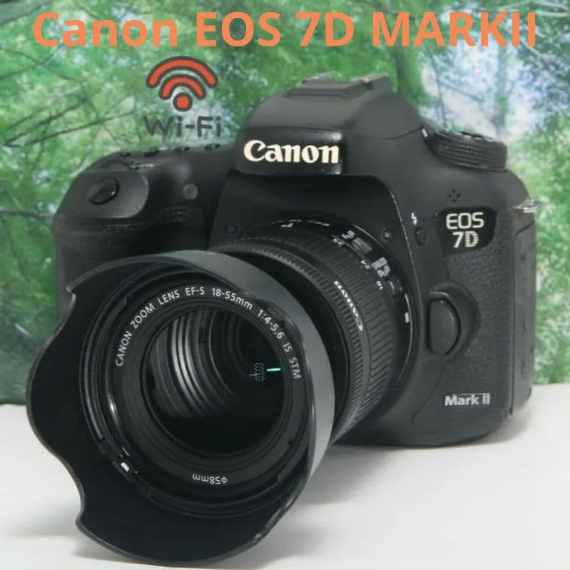 ❤スマホ転送OK✨高級機♪Canon EOS 7D MARKII♪付属品豪華❤