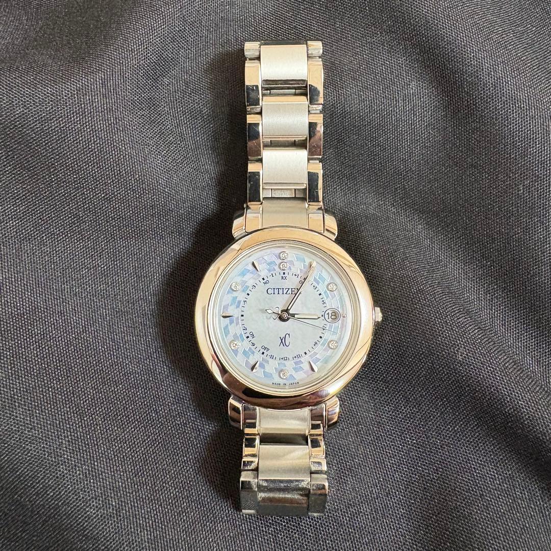 動作良好 CITIZEN シチズン XC シルバー レディース腕時計 5341