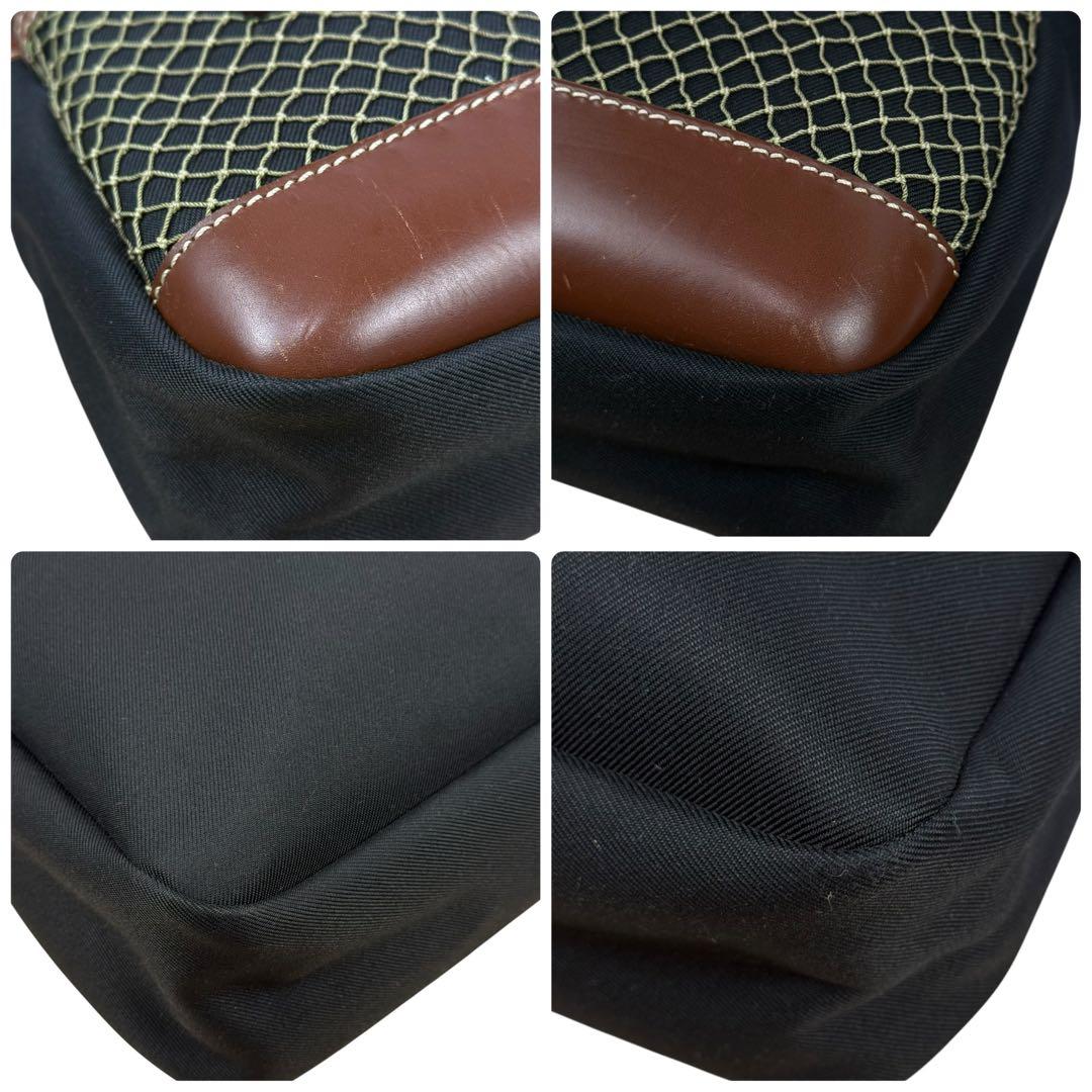 ハンティングワールド サファリトゥデイ メッセンジャーバッグ 黒 ブラウン